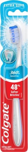 Colgate 360° Enamel Health Extra Soft Toothbrush for Sensitive Teeth