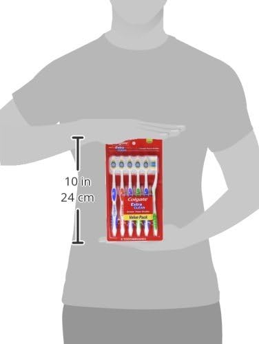 Colgate Extra Clean Medium Toothbrushes, 6 Pack