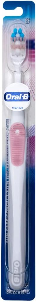 Oral-B Gum Care Extra Soft Toothbrush for Sensitive Teeth and Gums, Compact Small Head, (Colors Vary) - Pack of 3