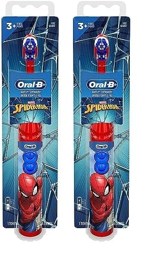 Oral-B Kids Battery Power Electric Toothbrush Featuring Disney's Frozen for Children and Toddlers Age 3+, Soft (Characters May Vary), Pack of 4