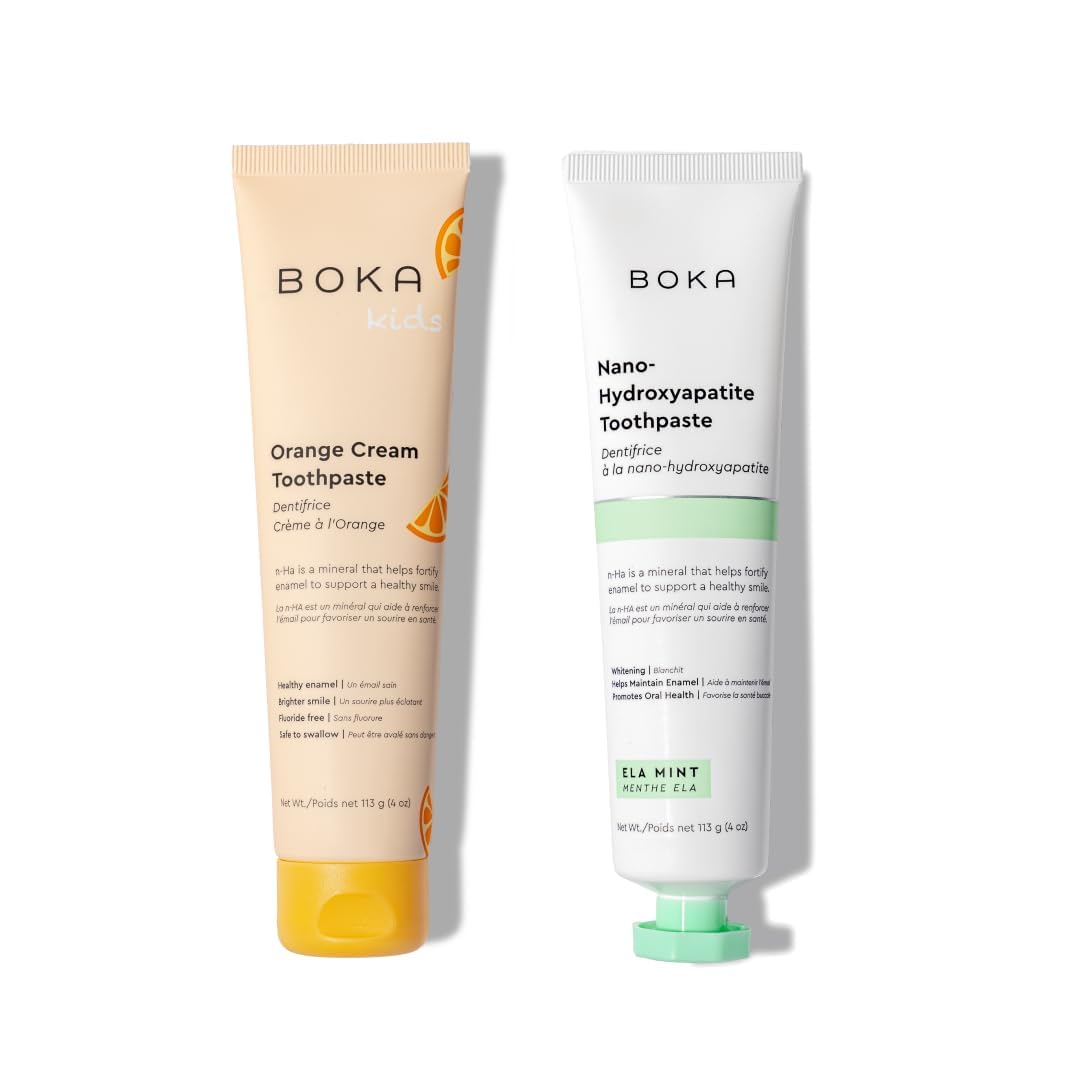 Boka Toothpaste - Nano Hydroxyapatite Toothpaste, Fluoride Free Toothpaste