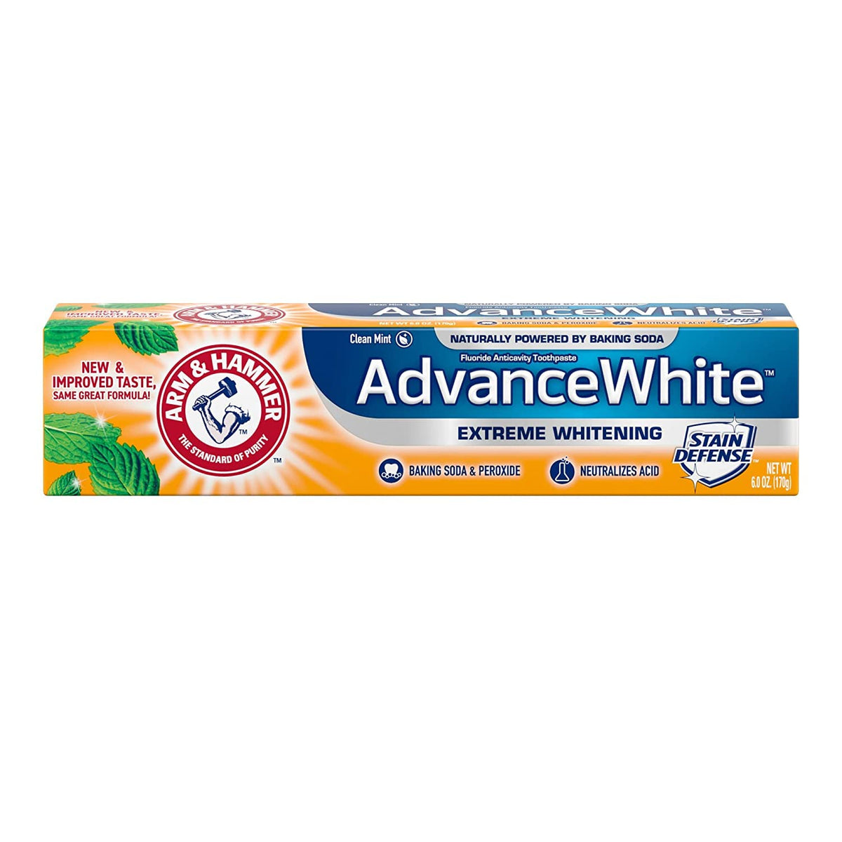 Arm and Hammer Advance Whitening Toothpaste .9 Oz Travel Size 4 Pk.