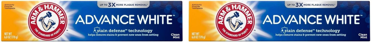 Arm and Hammer Advance Whitening Toothpaste .9 Oz Travel Size 4 Pk.