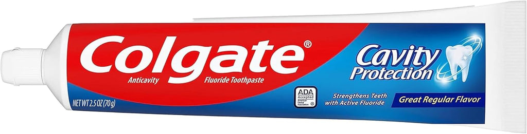 Colgate Cavity Protection Toothpaste with Fluoride - 2.5 ounce + 60% Free - 2 Pack