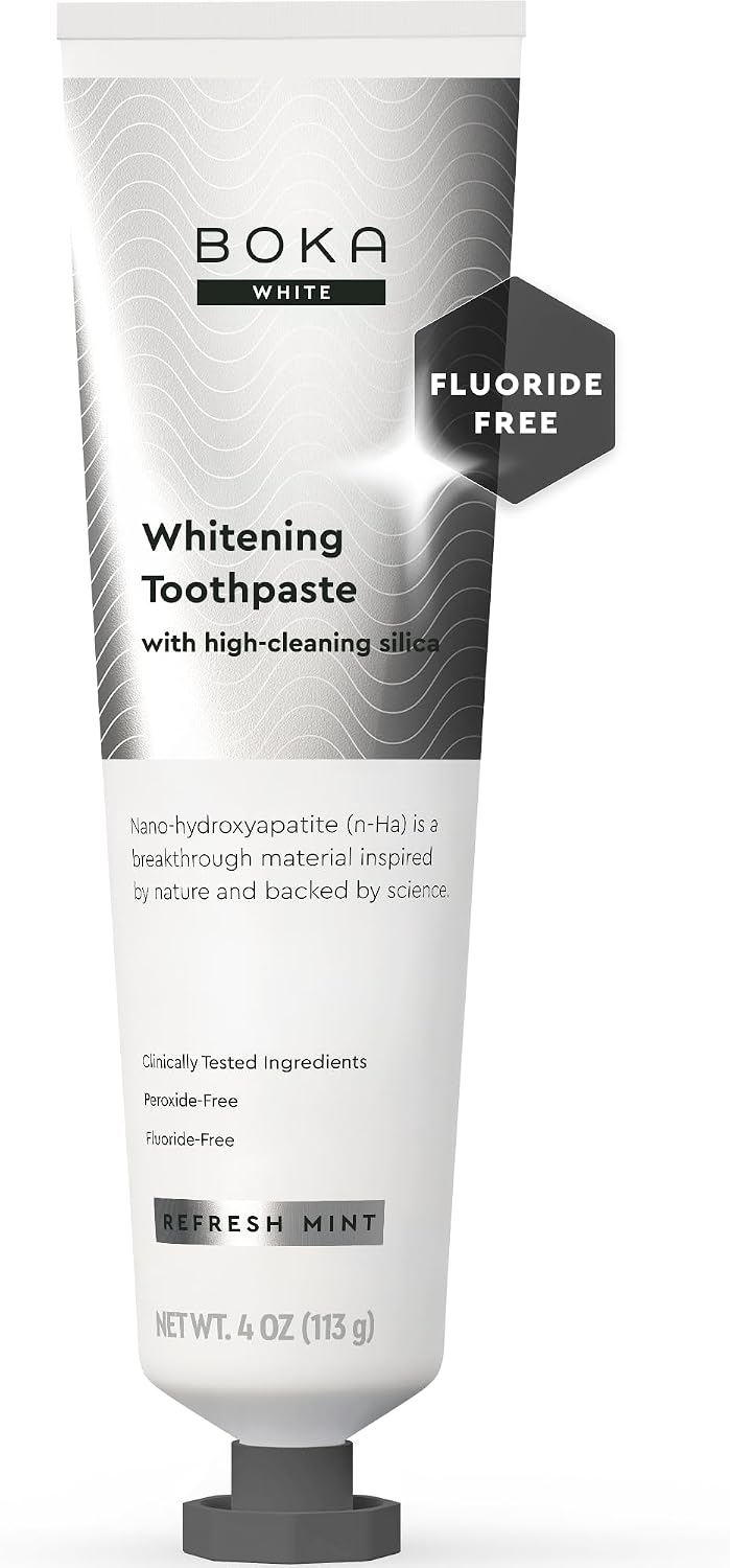 Boka Toothpaste - Nano Hydroxyapatite Toothpaste, Fluoride Free Toothpaste