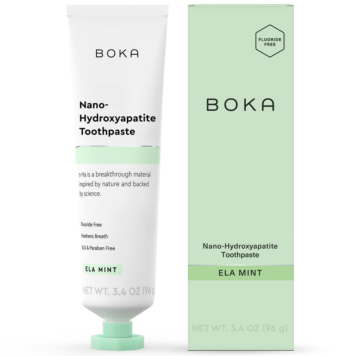 Boka Toothpaste - Nano Hydroxyapatite Toothpaste, Fluoride Free Toothpaste