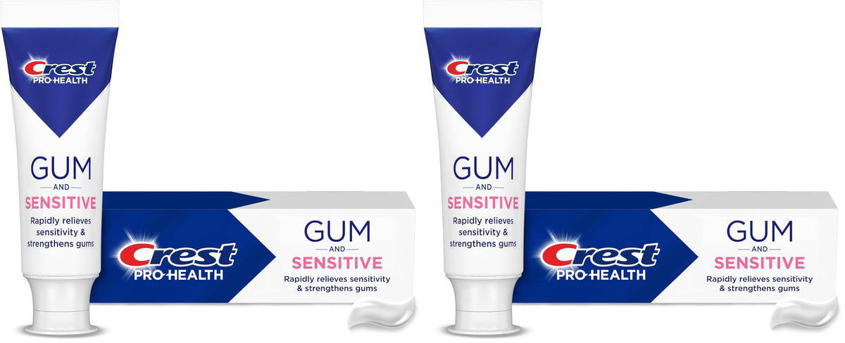 Crest Pro-Health Sensitive and Gum All Day Protection Toothpaste 4.8 oz- Anti cavity, Antibacterial Fluoride , Clinically Proven, Sensitivity