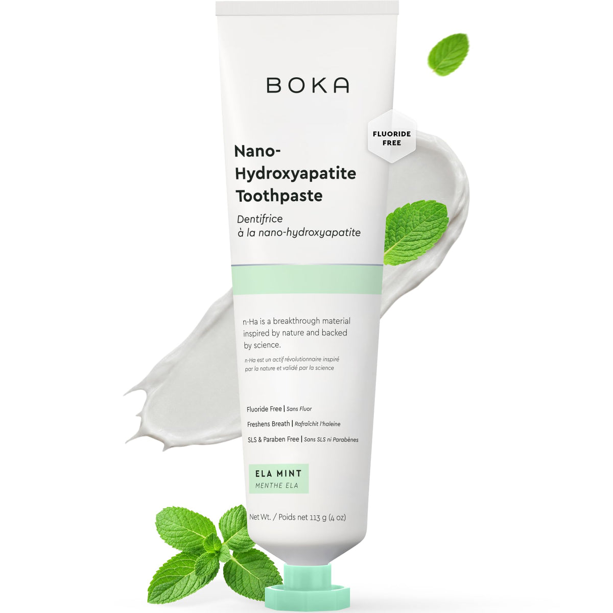 Boka Toothpaste - Nano Hydroxyapatite Toothpaste, Fluoride Free Toothpaste