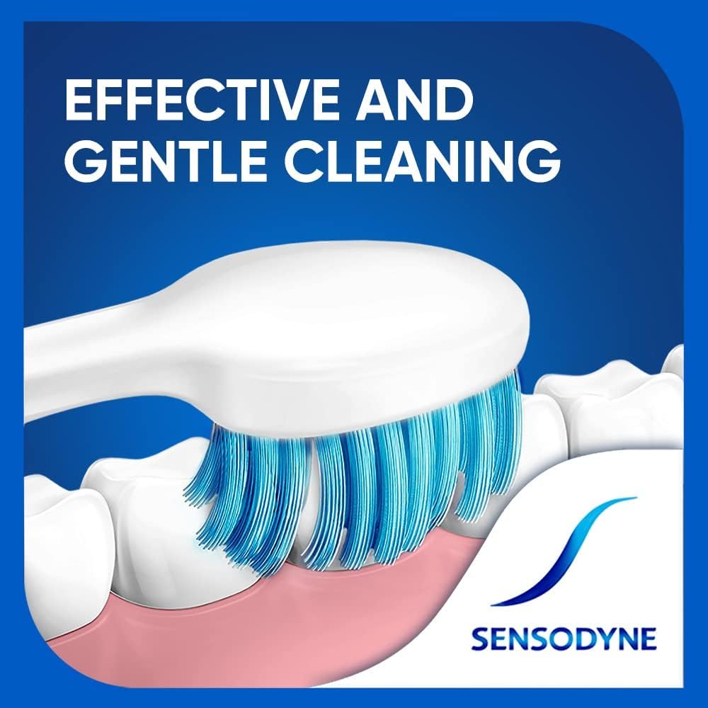 Sensodyne Sensitive Toothbrush Soft Sensitive Teeth, 3 Count (Pack of 2)