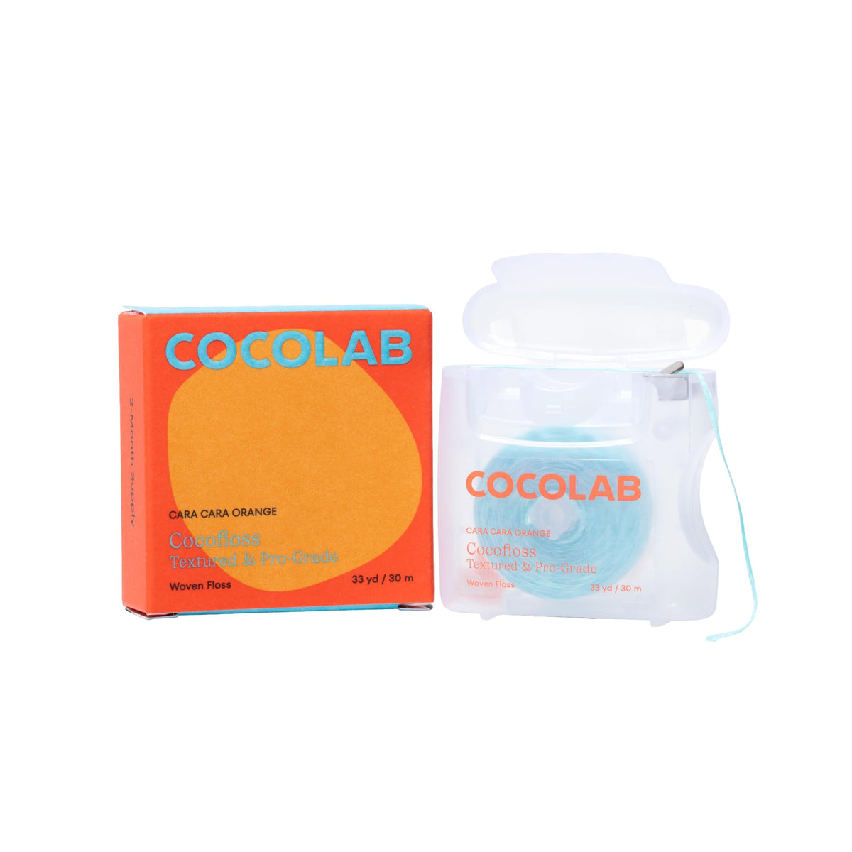 Cocofloss Expanding Woven Dental Floss by COCOLAB, Mint Scent, 3-Pack