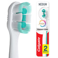 Colgate Total Foaming Clean Toothbrush, Soft, White, 2 Pack
