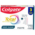 Colgate Total Deep Clean Toothpaste, Mint, 3 Pack, 5.1 oz