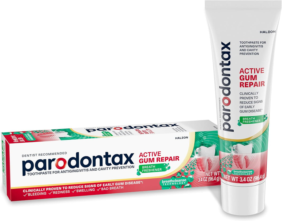 Parodontax Active Gum Repair Breath Freshener Toothpaste, 3.4 oz