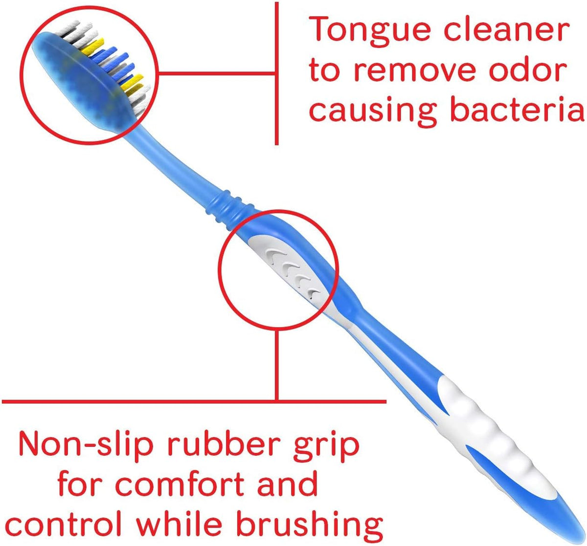 Colgate Extra Clean Medium Toothbrushes, 6 Pack