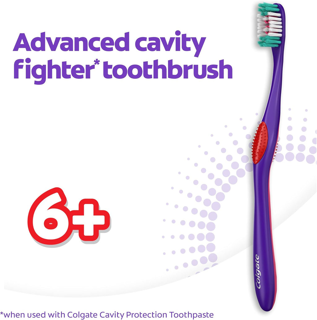 Colgate Kids Advanced Cavity Fighter Soft Toothbrushes, 4 Pack