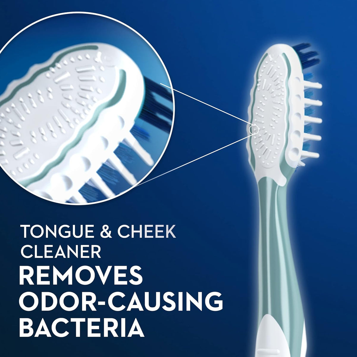 Oral-B Pro Health CrossAction Plaque Removal toothbrushes, 2 Count Toothbrush Medium, Deep Reach in Tight Spaces, Tongue Scraper Tooth Brush, Plaque Fighter, Gentle on Teeth, Gum stimulators