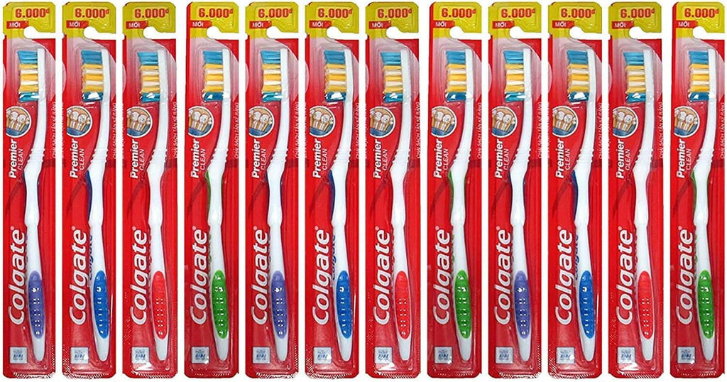 Colgate Toothbrushes Premier Extra Clean(Pack of 12 ),Multicolor,Corded Electric