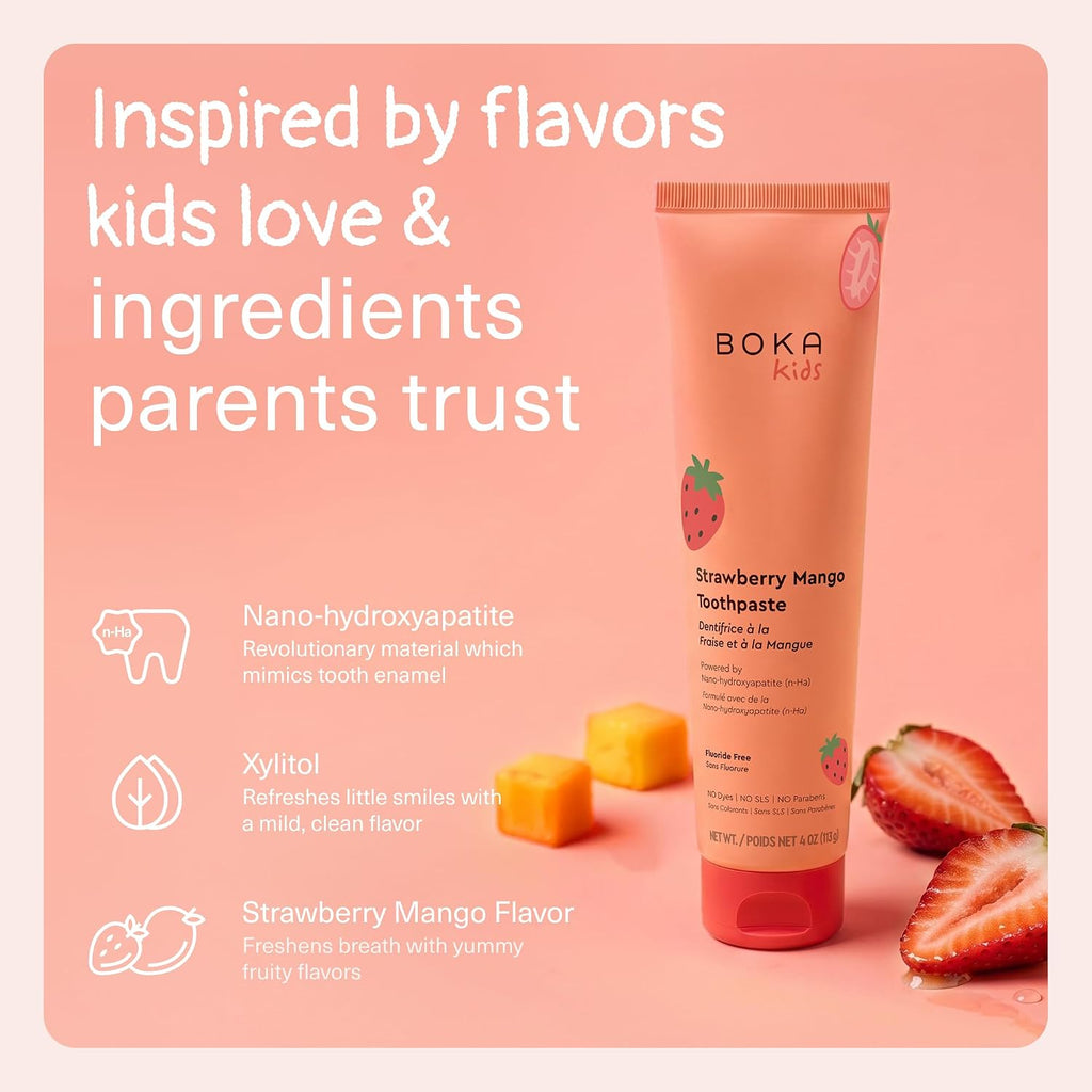 Boka Toothpaste - Nano Hydroxyapatite Toothpaste, Fluoride Free Toothpaste