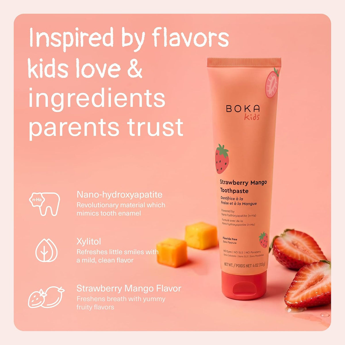 Boka Toothpaste - Nano Hydroxyapatite Toothpaste, Fluoride Free Toothpaste