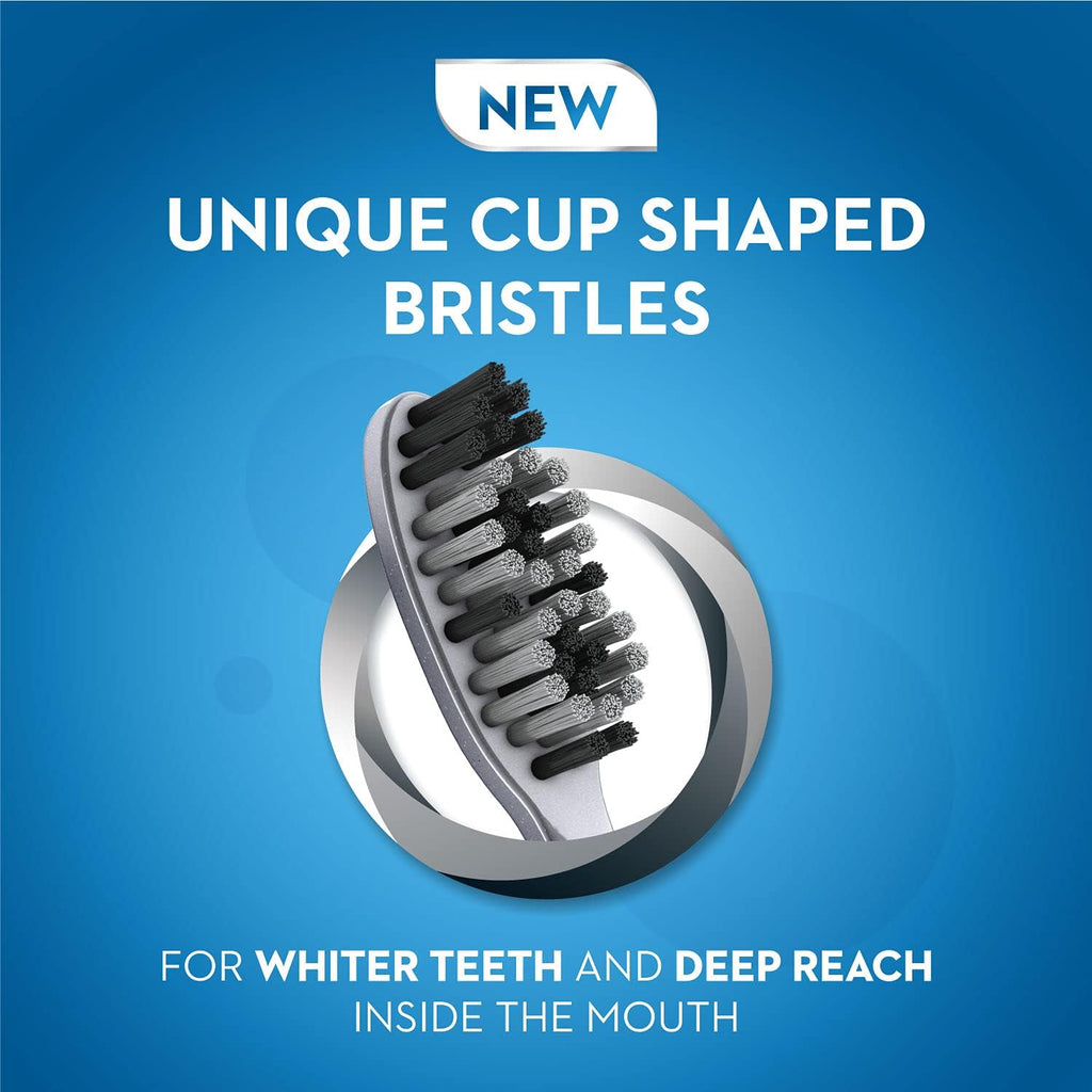Oral-B Cavity Defense 123 Black Toothbrush � Medium (Pack of 4)