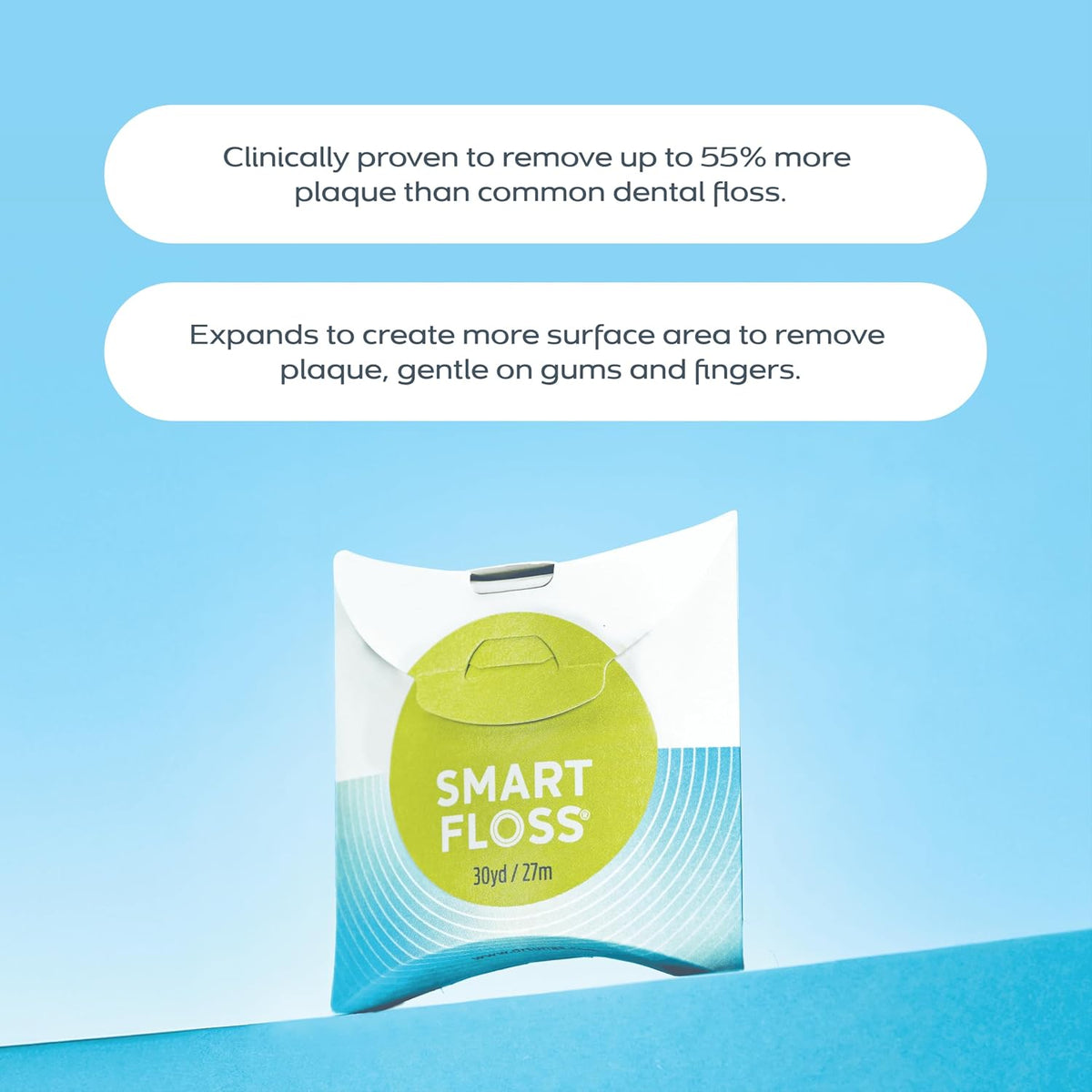 DrTung's Smart Floss - Natural Dental Floss, Cardamom Flavor - Pack of 2