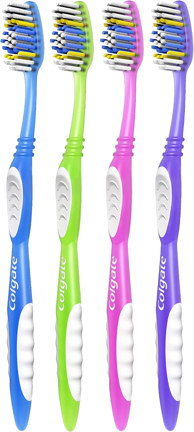 Colgate Extra Clean Medium Toothbrushes, 6 Pack