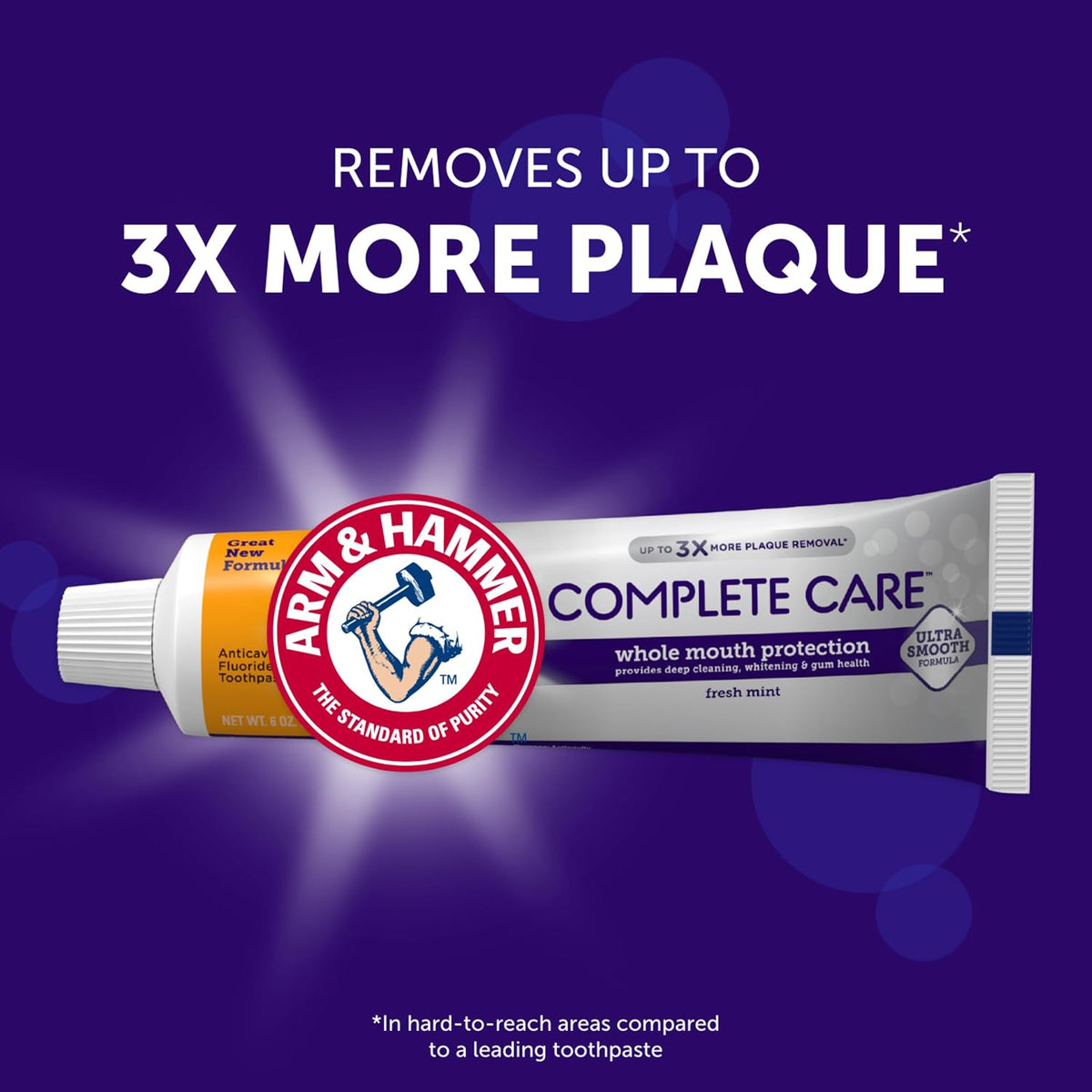 ARM & HAMMER Complete Care Toothpaste, Fresh Mint, 6.0 oz