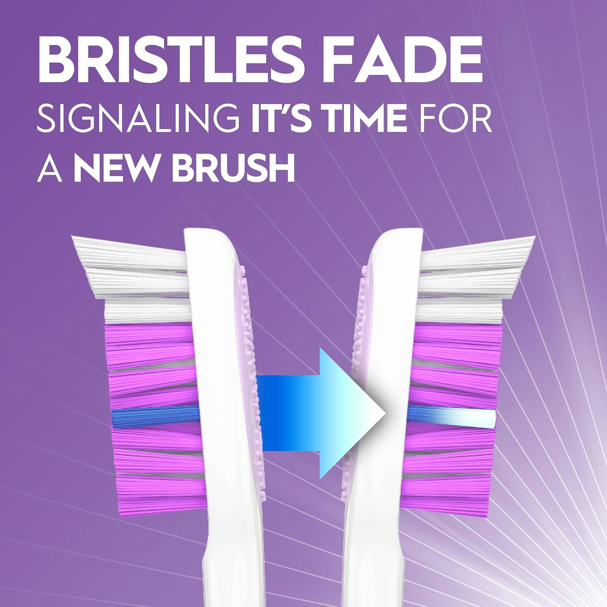 Oral-B 3D White Manual Toothbrush, 4-Pack, Stain Eraser, Soft Bristle Brushes, Adult Teeth Whitening, Daily Plaque Removal, Built-in Tongue Scraper Cheek Cleaner, Travel Size Toiletries