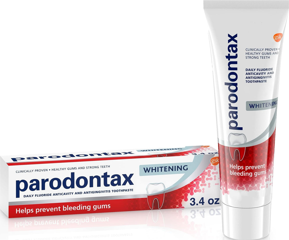 Parodontax Teeth Whitening Toothpaste, to Help Bleeding Gums, 3.4 Oz x 3