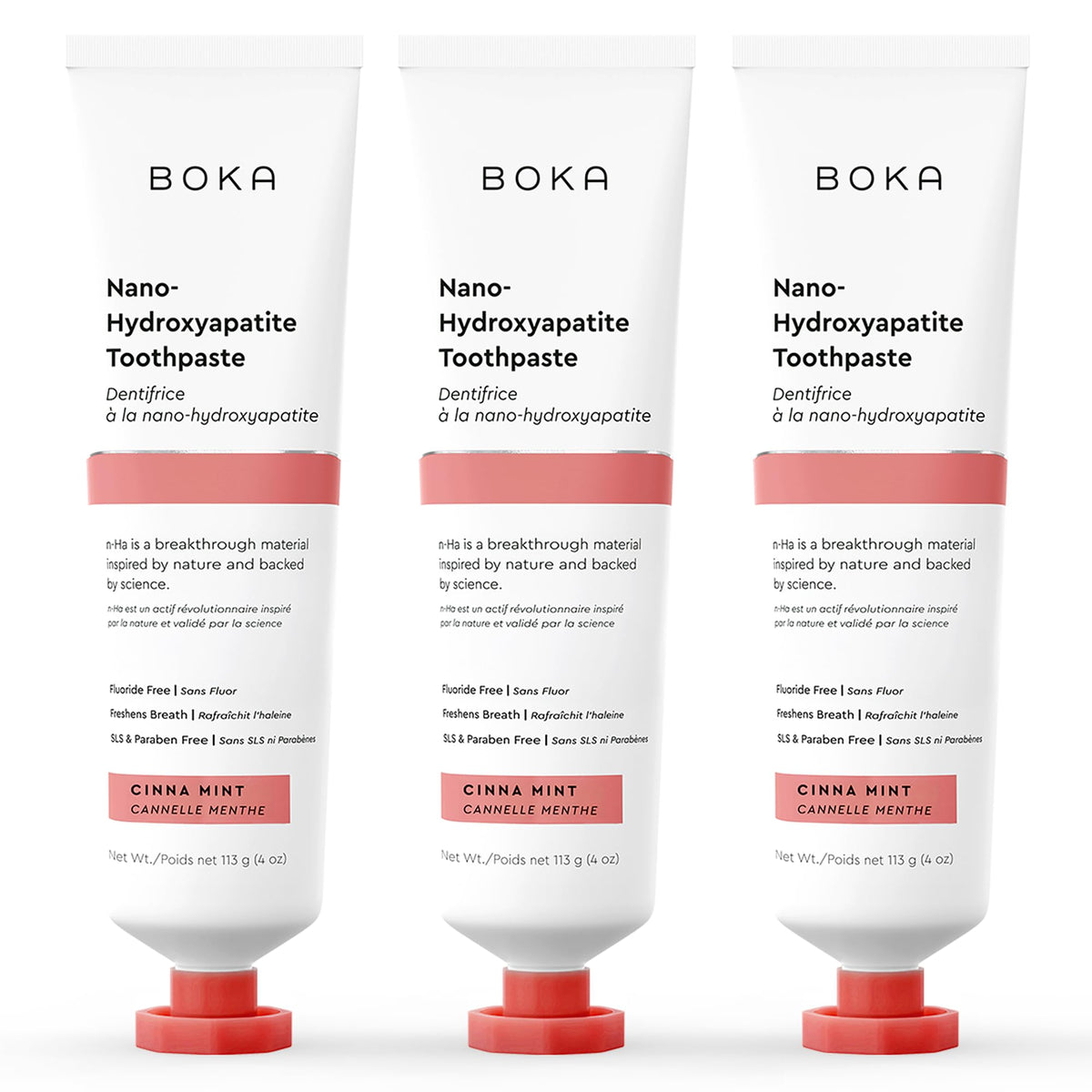 Boka Toothpaste - Nano Hydroxyapatite Toothpaste, Fluoride Free Toothpaste
