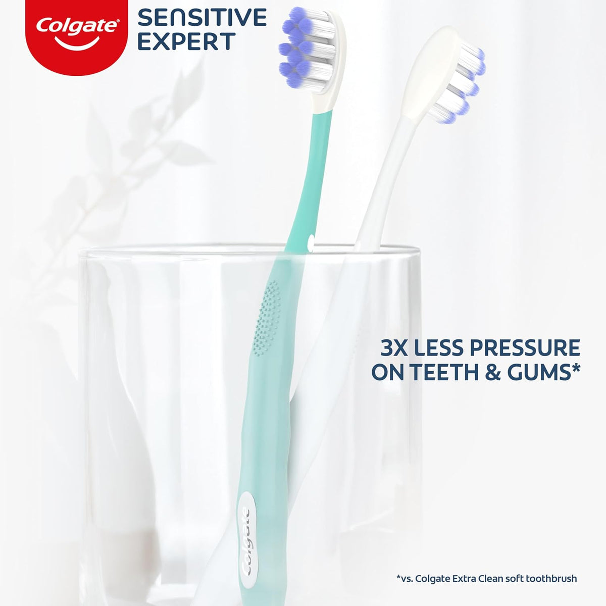 Colgate Sensitive Expert Toothbrush, Extra Soft, 2 Pack