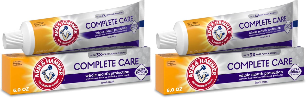 ARM & HAMMER Complete Care Toothpaste, Fresh Mint, 6.0 oz