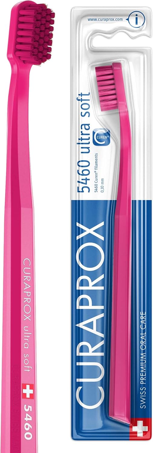 Curaprox CS 5460 Ultra-Soft Toothbrush, Random Color, Single Pack