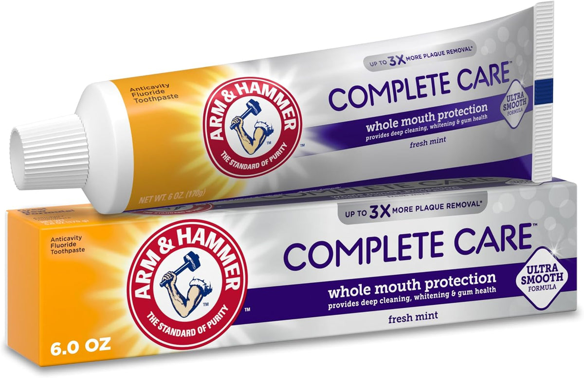 ARM & HAMMER Complete Care Toothpaste, Fresh Mint, 6.0 oz