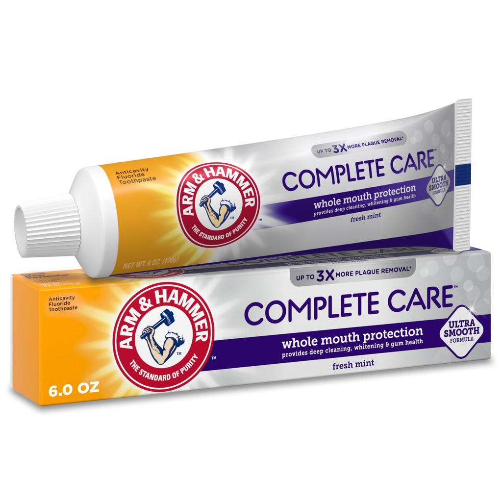 ARM & HAMMER Complete Care Toothpaste, Fresh Mint, 6.0 oz