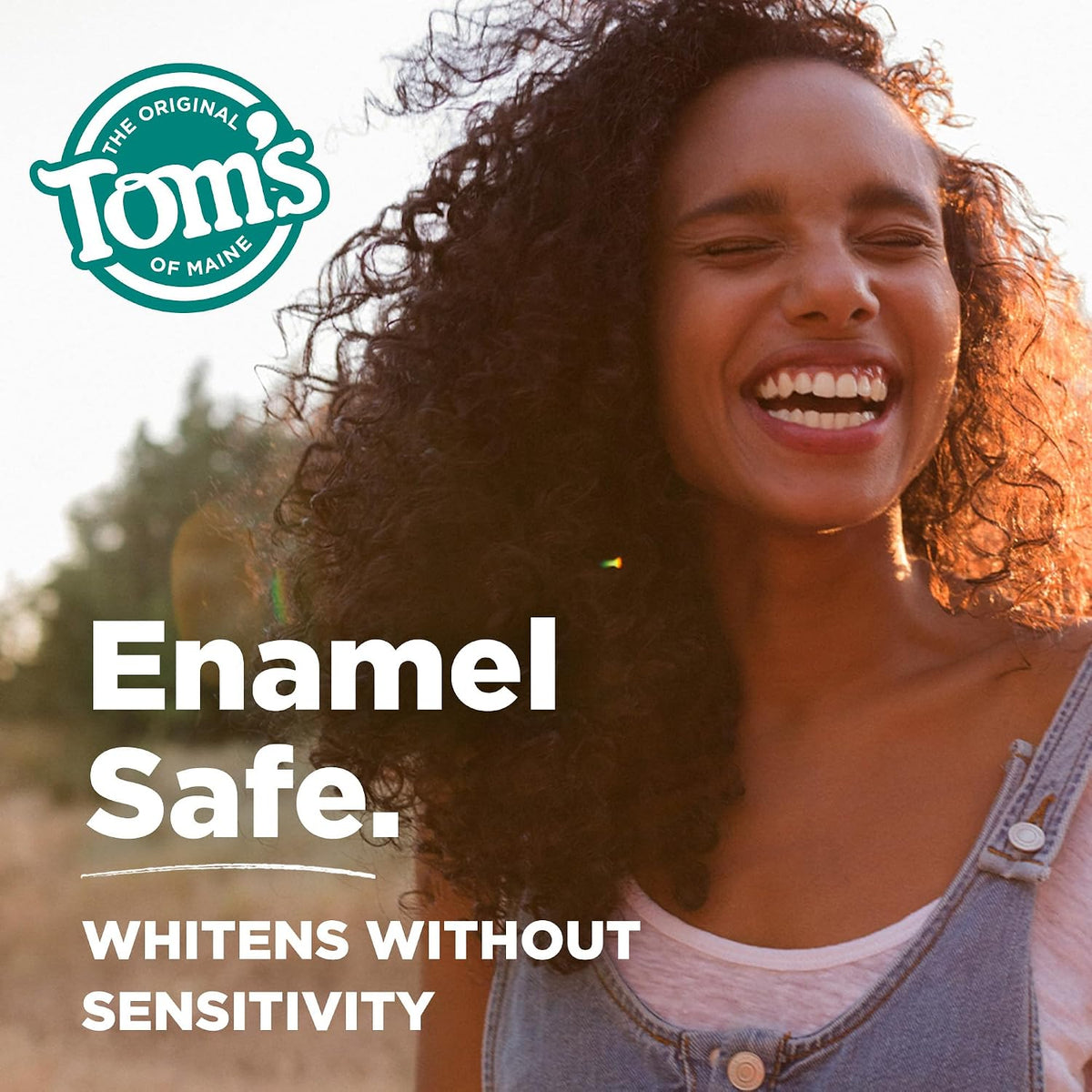 Tom's of Maine Whiten Plus Coconut Oil Whitening Toothpaste, Mint, 4 oz