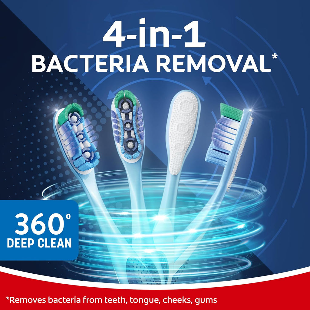 Colgate 360 Soft Toothbrushes, 4 Pack