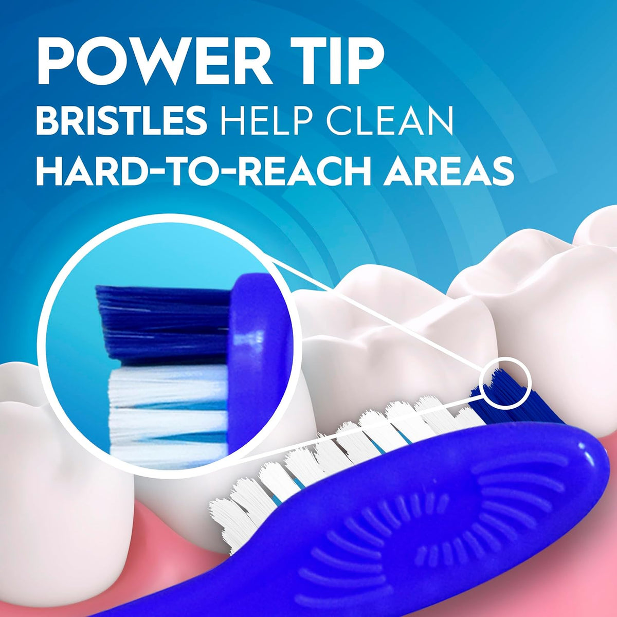 Oral-B Toothbrush Dual Clean, Medium, 6 Count