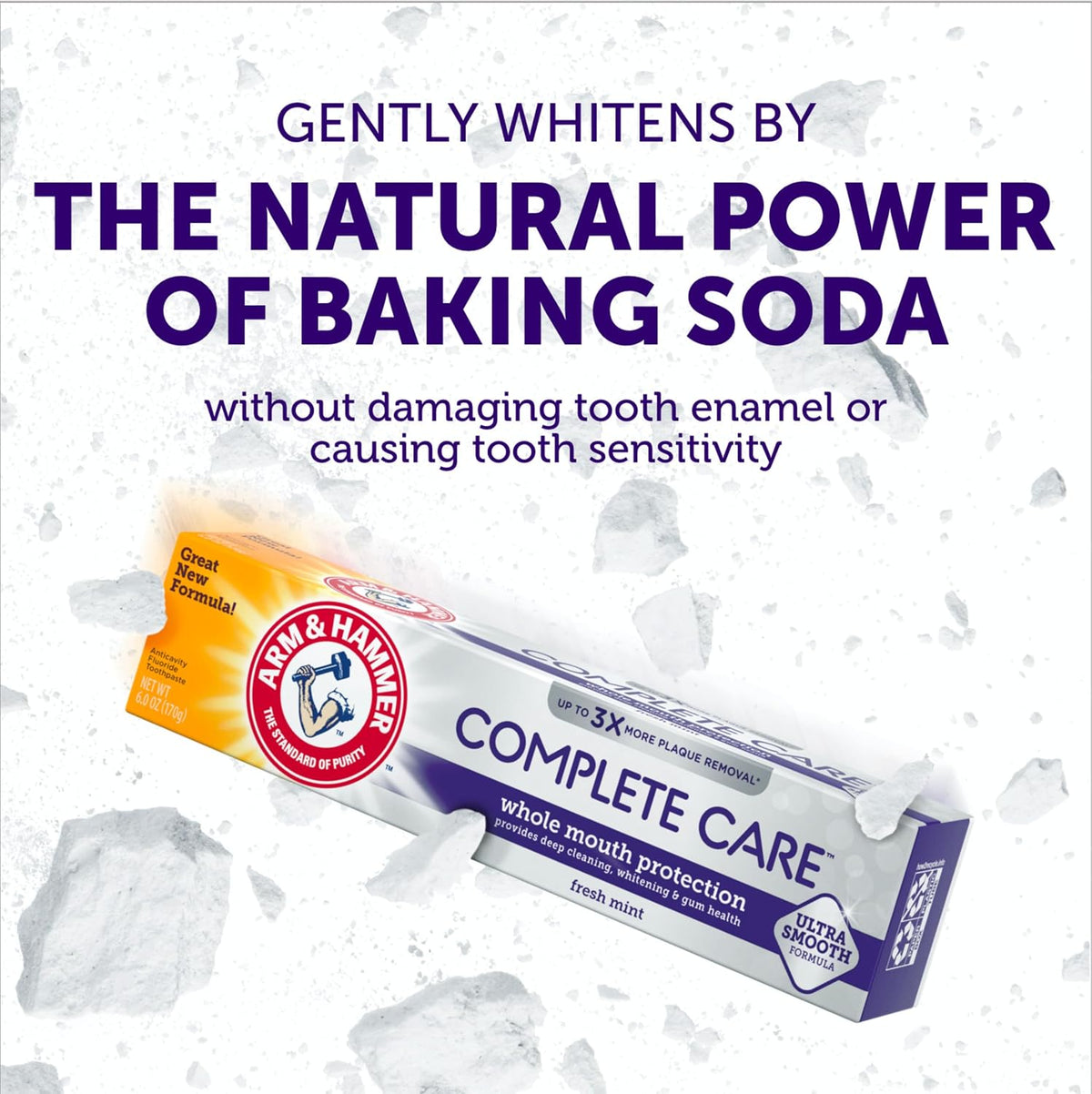 ARM & HAMMER Complete Care Toothpaste, Fresh Mint, 6.0 oz