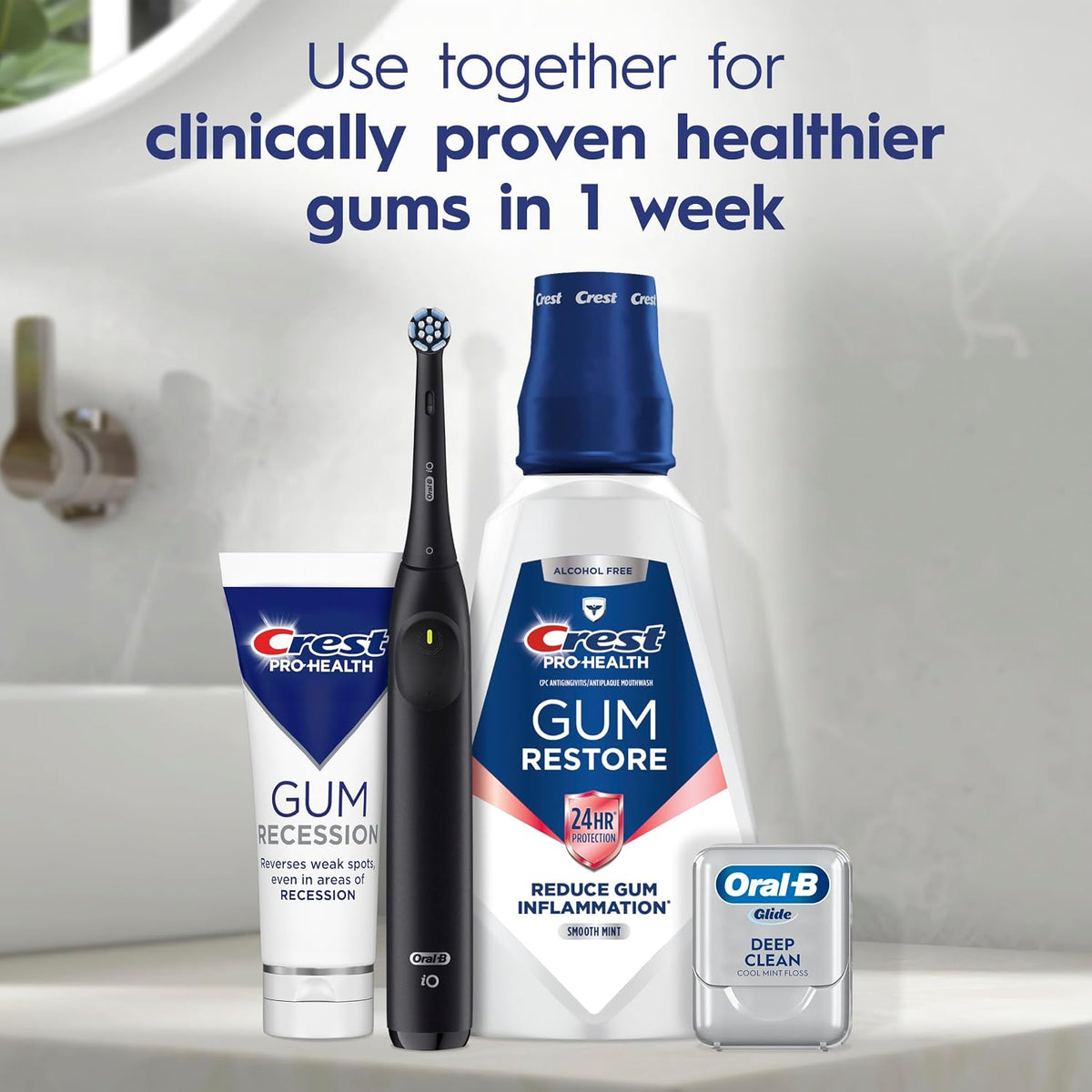 Crest Pro-Health Gum Recession Toothpaste 4.6 oz - Anticavity, Antibacterial Flouride Toothpaste, Clinically Proven, Gum Protection Even in Areas of Recession
