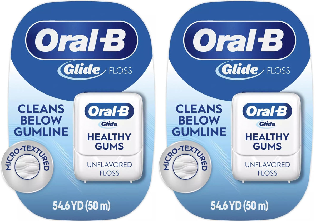 Oral-B Glide Floss Health Gums Unflavored Floss 54.6 YTD (50 m) (Pack of 1)