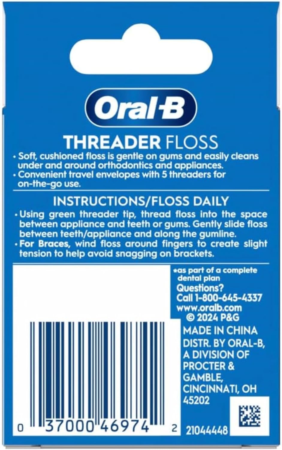 Oral-B Glide Threader Floss (Pack of 4)