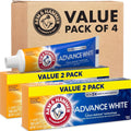 ARM & HAMMER Advance White Toothpaste, Clean Mint, 6.0 oz, 4-Pack