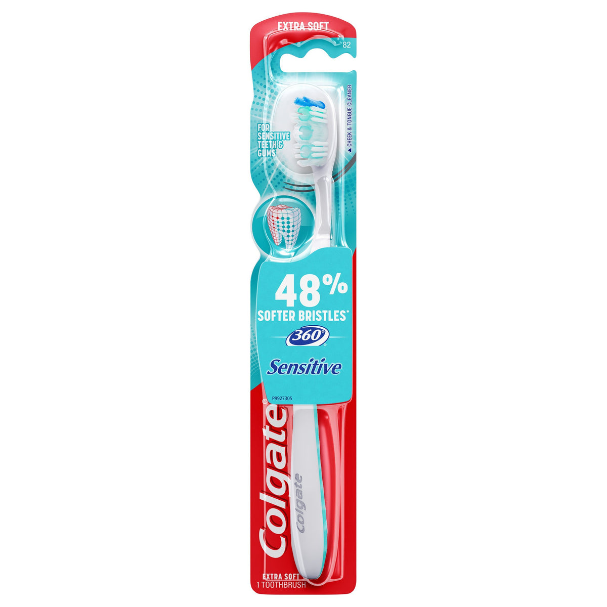 Colgate 360° Enamel Health Extra Soft Toothbrush for Sensitive Teeth