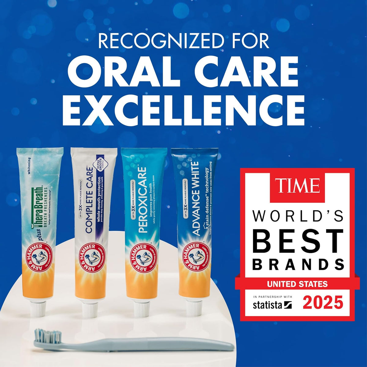 ARM & HAMMER Plus TheraBreath Toothpaste, Icy Mint, 5.5 oz, 2-Pack